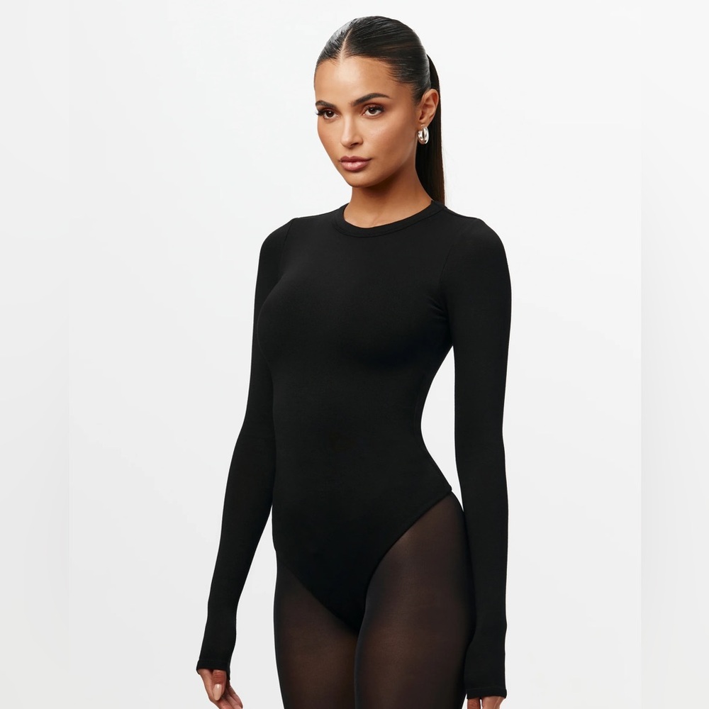 Black Long Sleeve Bodysuit